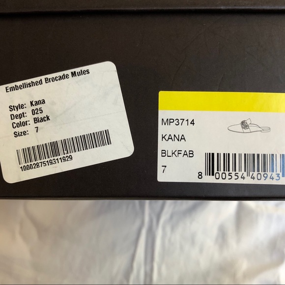 Badgley Mischka Women black embellished Kana mule - Picture 7 of 7